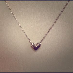 🆕Delicate White Gold Heart ❤️❤️Necklace❤️